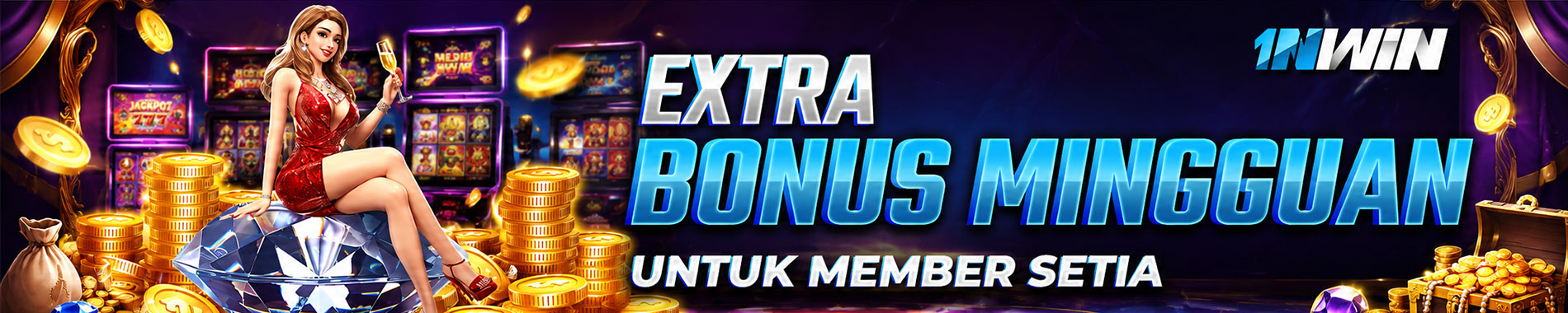 1nwin bonus tambahan setiap minggu nya